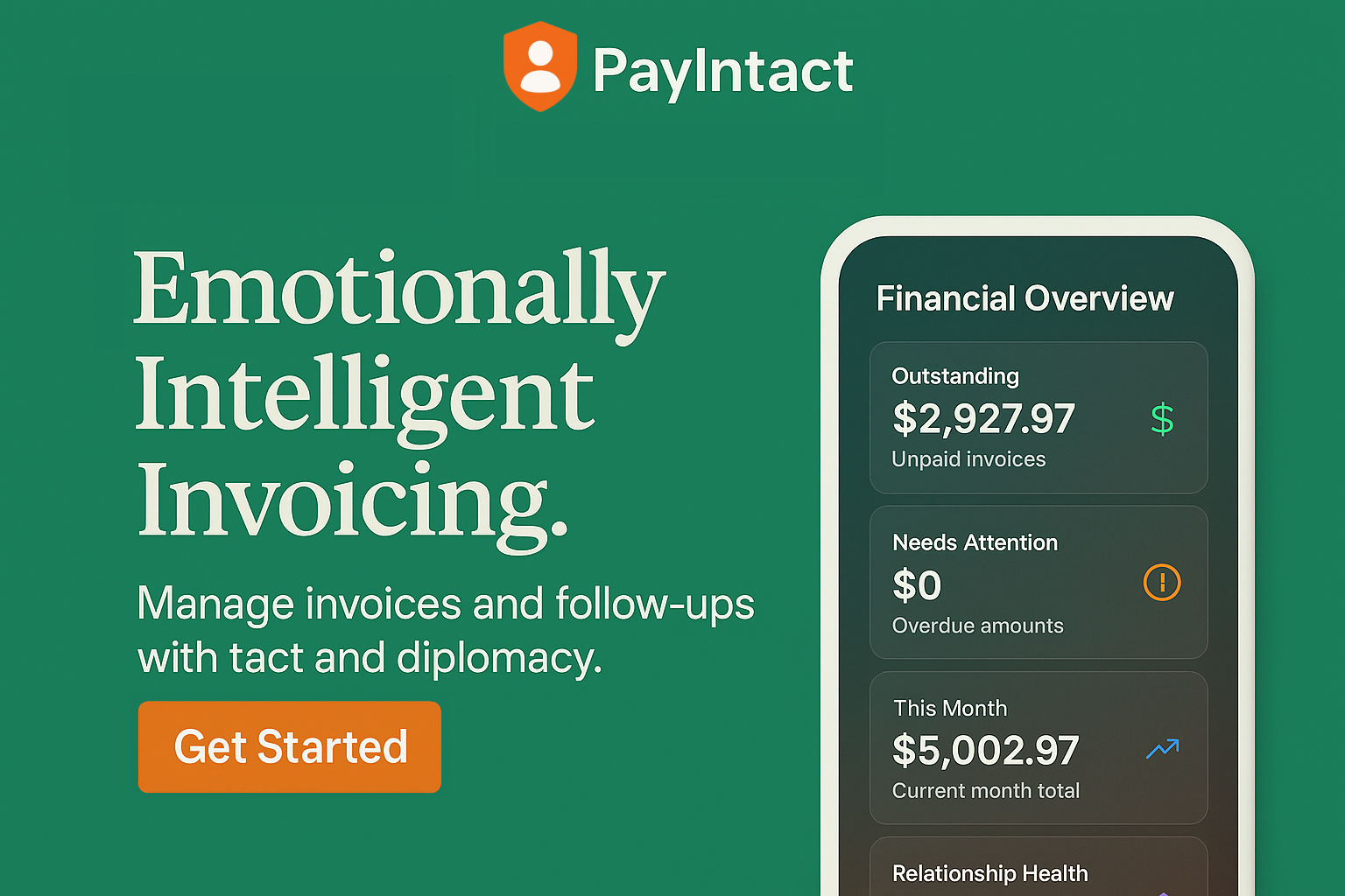 PayIntact - AI-Powered Invoice Collection & Client Relationship Management